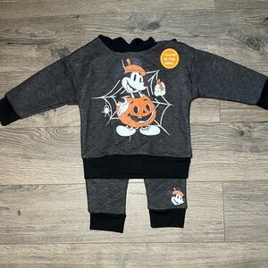 Disney Mickey Mouse Halloween Long Sleeve Outfit 24 Months